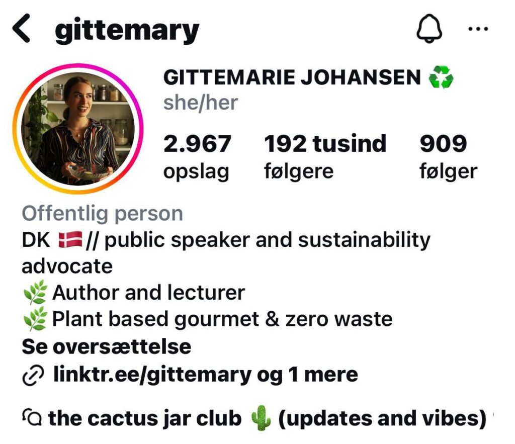 Gittemarie Johansen instagram