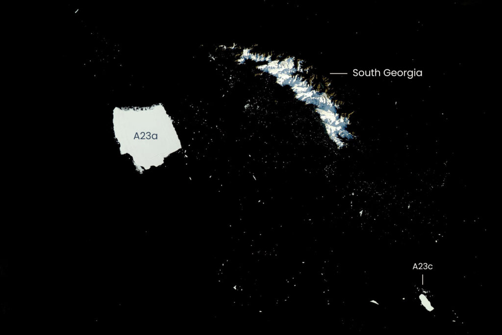 Satellitbillede fra NASA Earth Observatory, 3. maj 2025