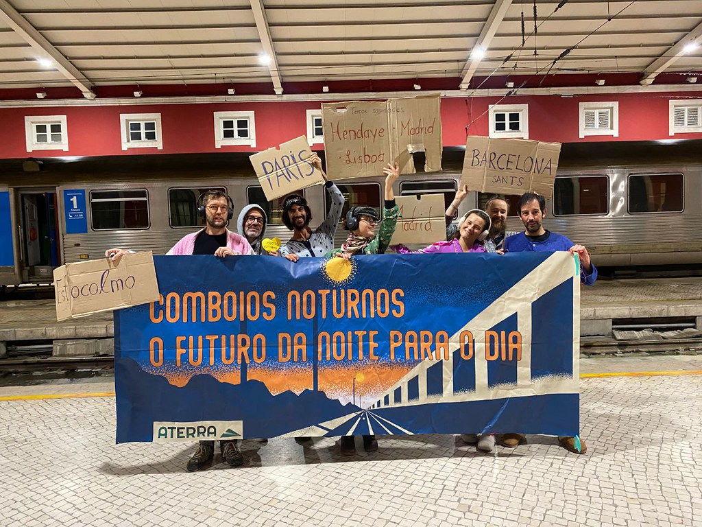 Protest for nattog - Lissabon