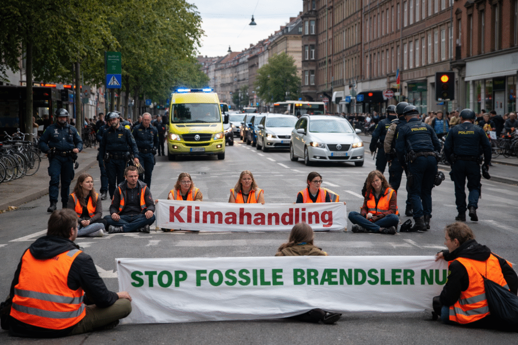 Vejblokade - aktivisme klima