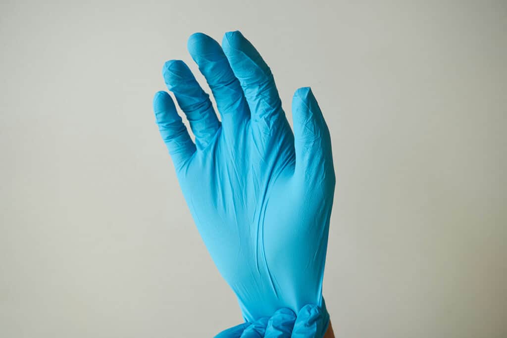 gummihandske