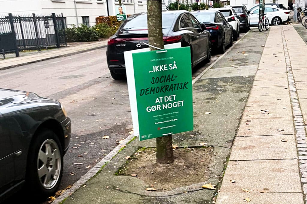 Socialdemokratisk valgplakat
