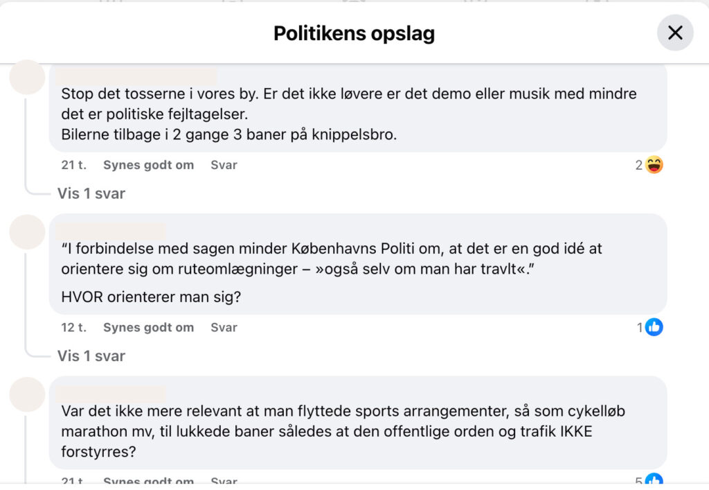 Politiken kommentarfelt