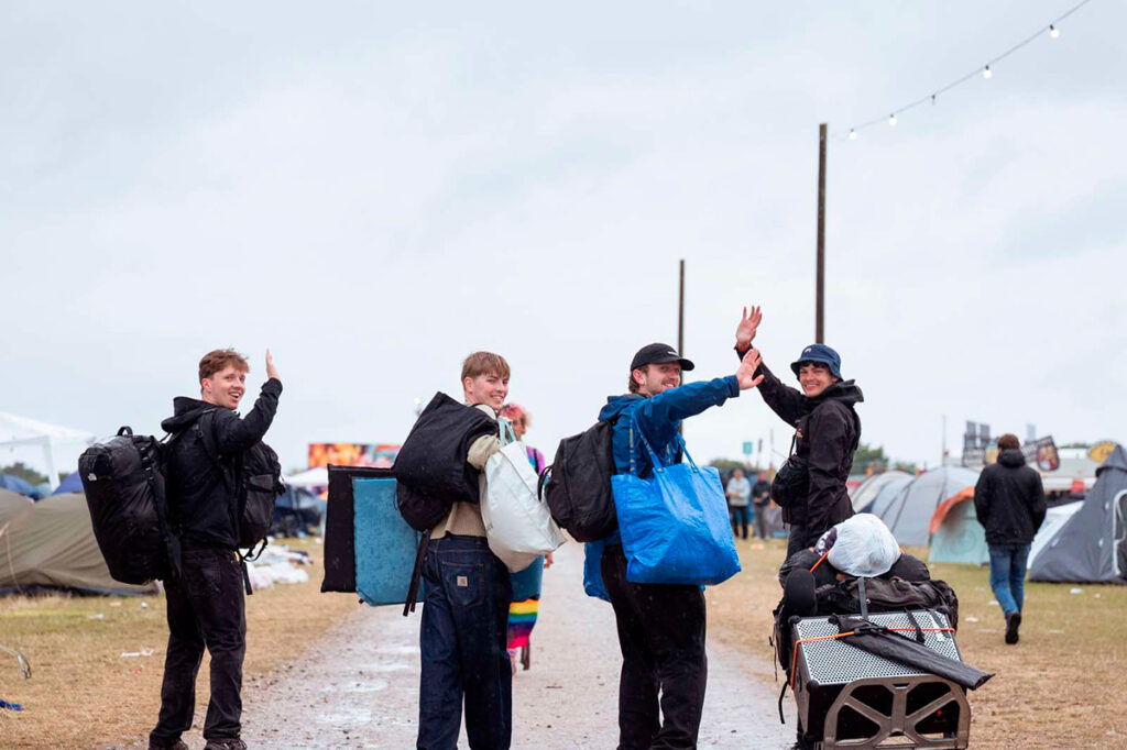 Afgang fra Roskilde Festival