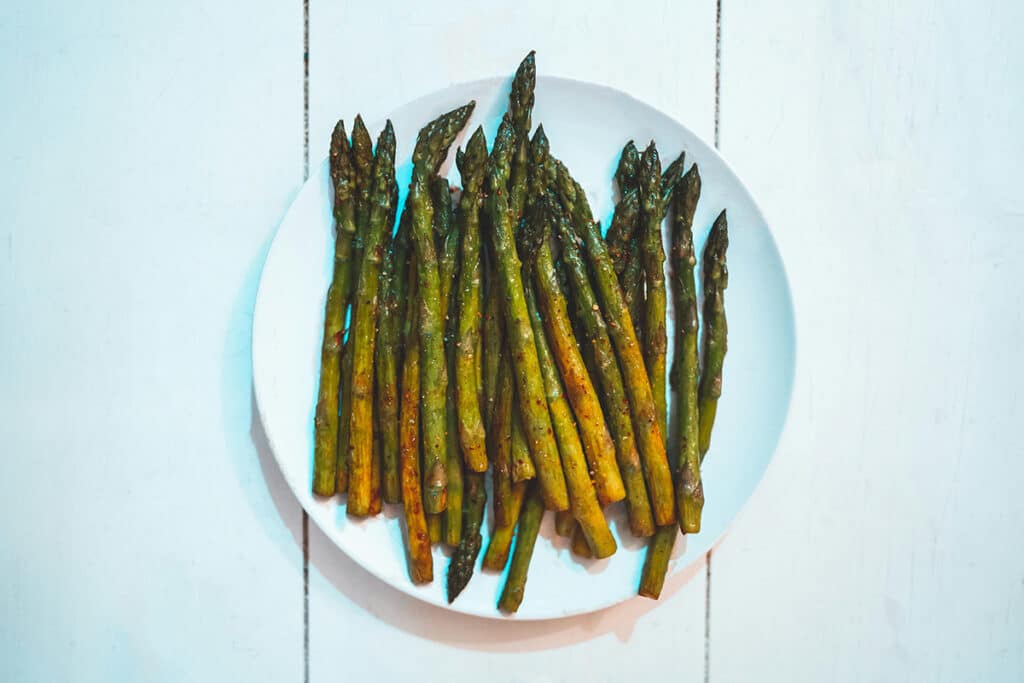 grillede asparges