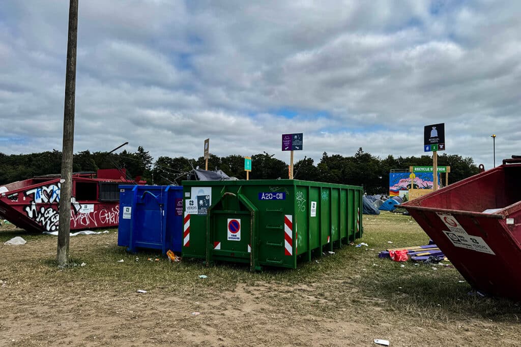 Containere på Roskilde Festivaler