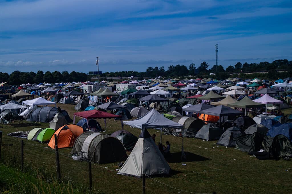 Telte og pavilloner på Roskilde Festivaler