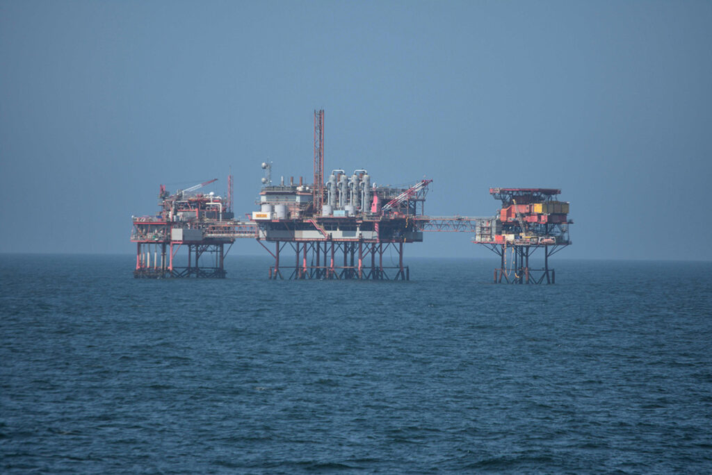 Olieplatform i Nordsøen