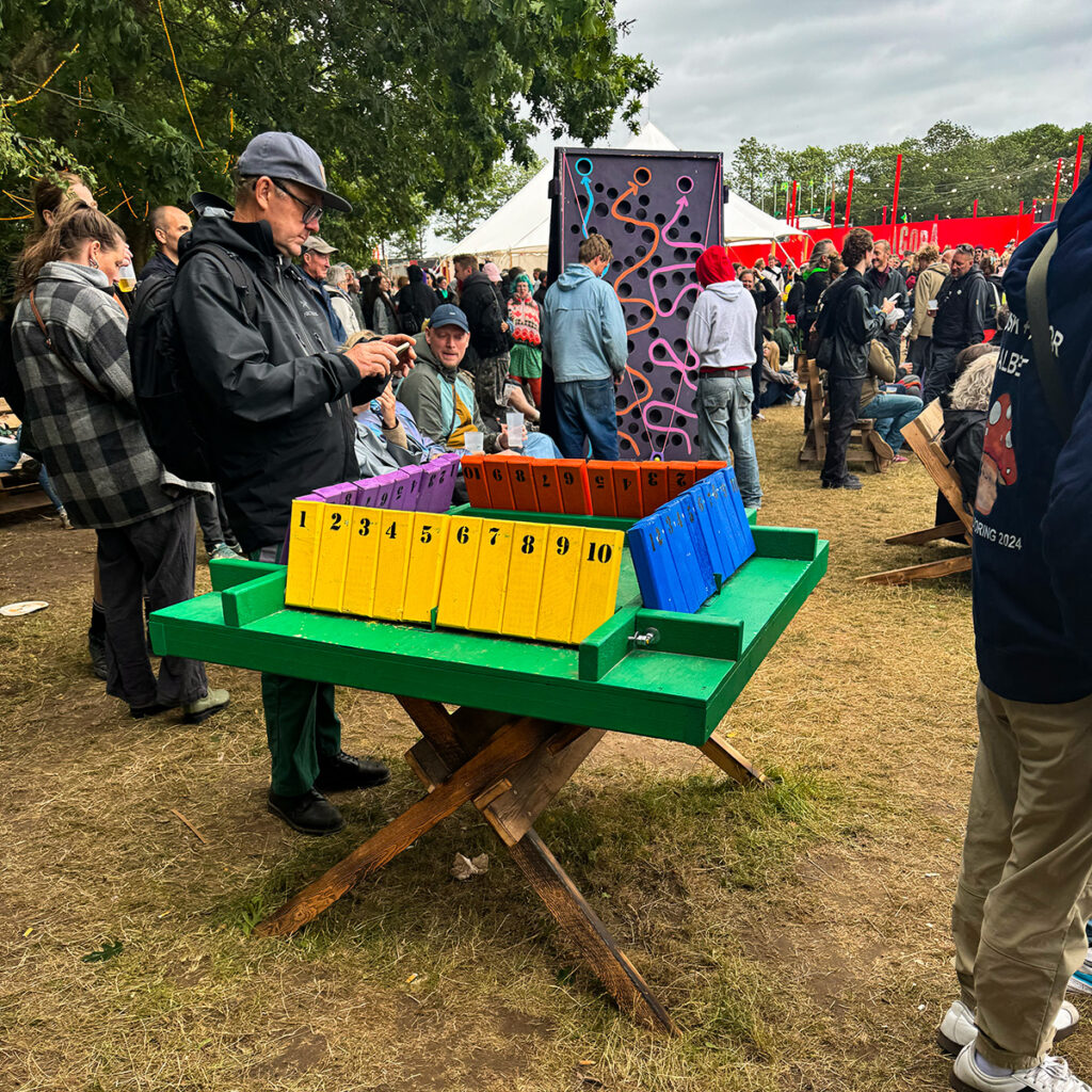 Kæmpe spil shut the box