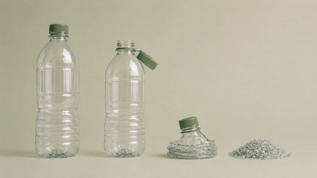 Plastikflasker genanvendes