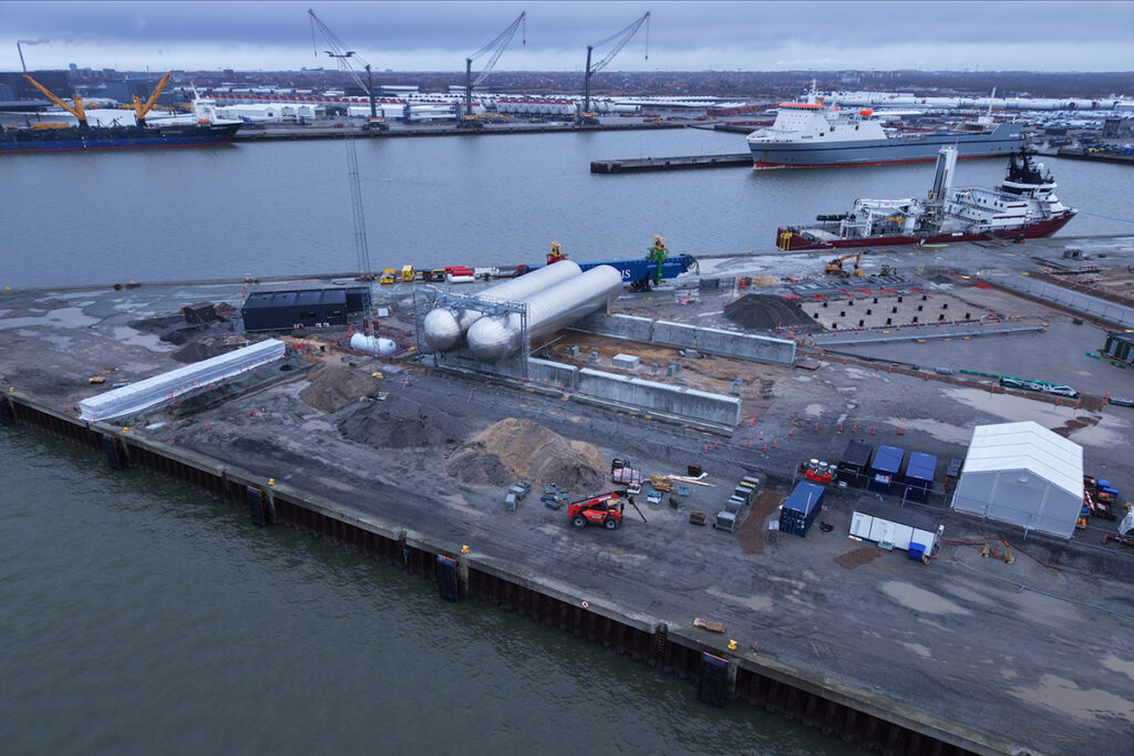 Havneterminalen i Esbjerg, hvor skibet sejler fra, Foto: Greensand