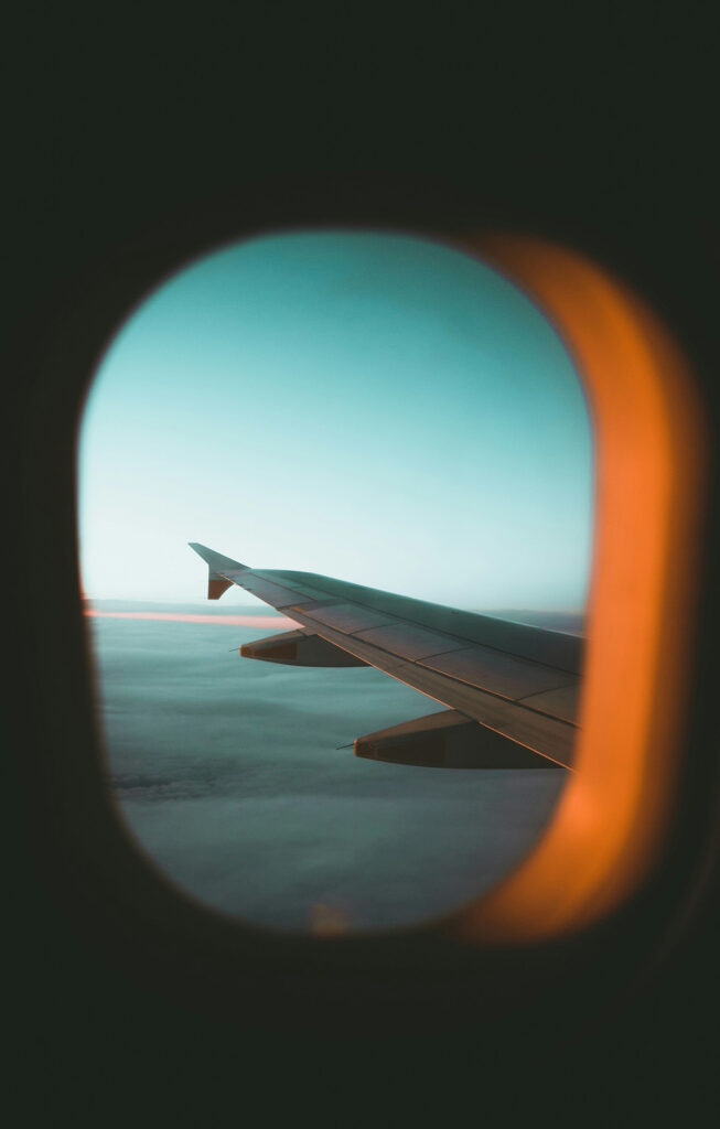 Passagerfly vindue