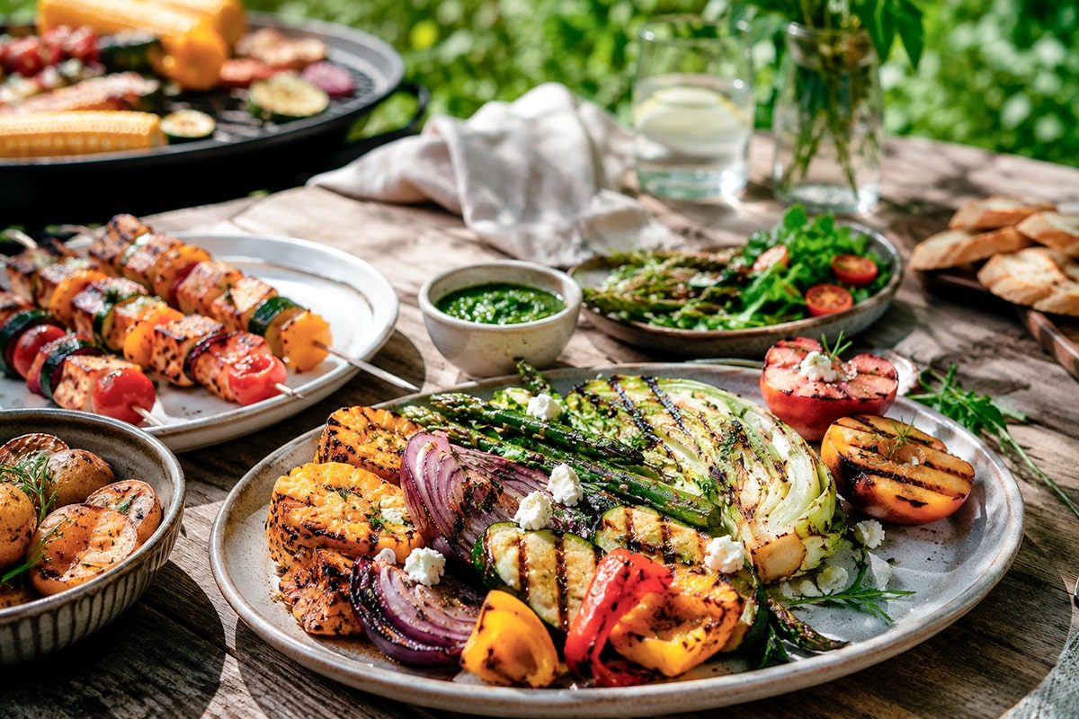 Grillede grøntsager