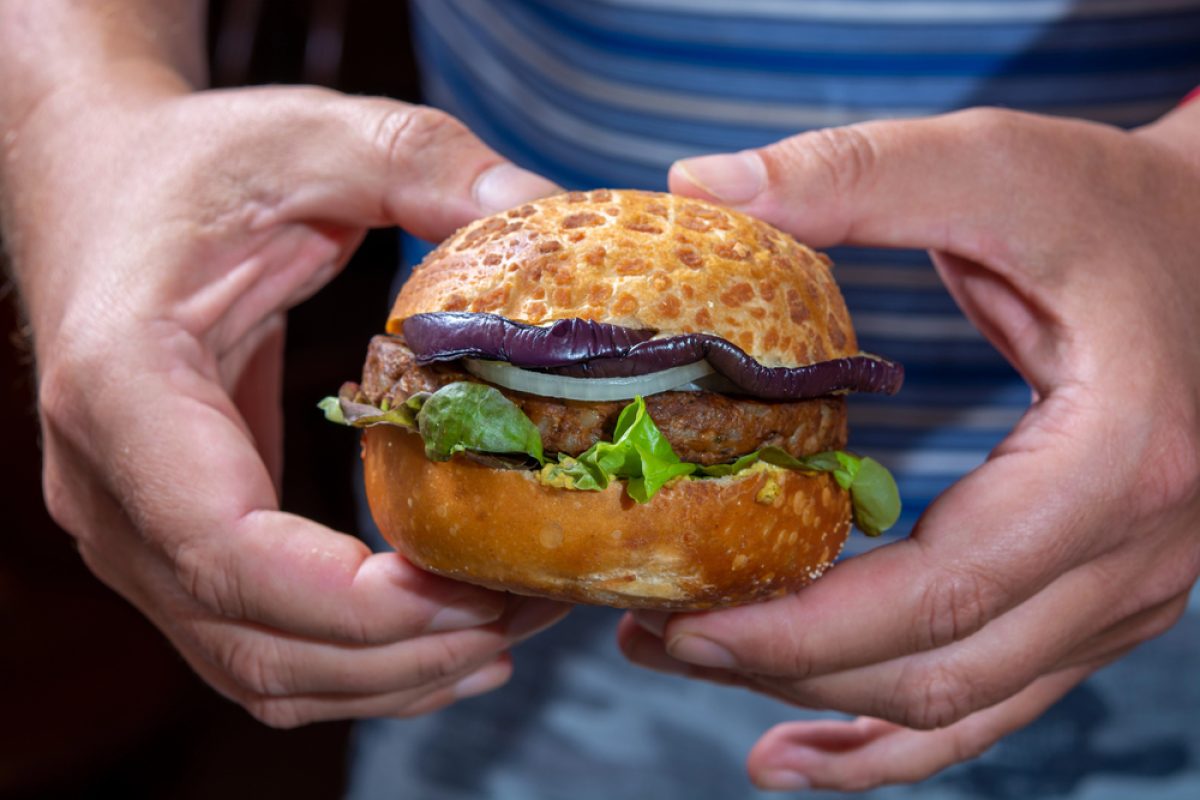 Plantebaseret burger
