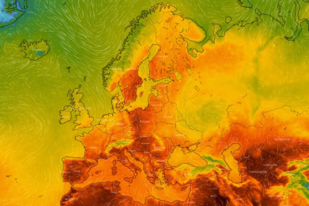 Hedebølge over Europa