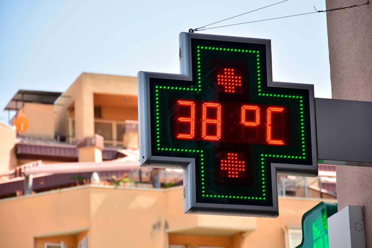 Termometer med 38 grader