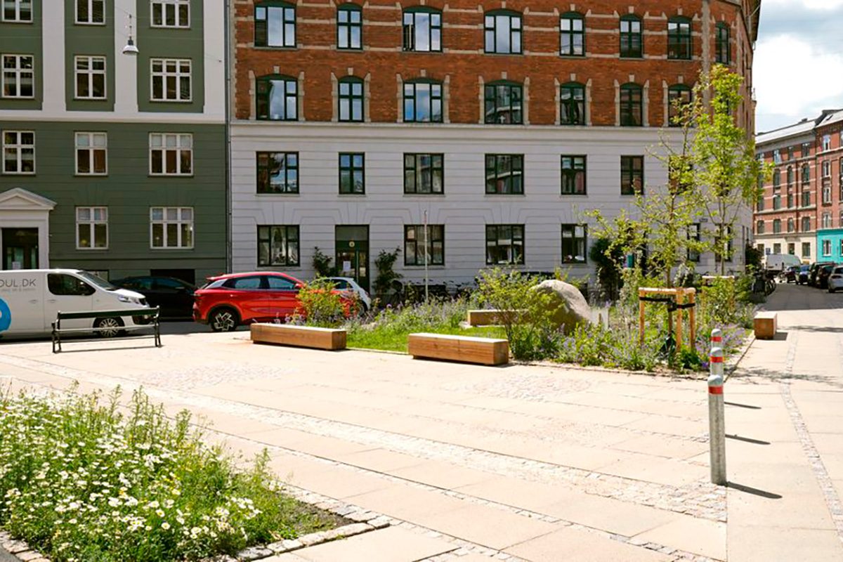 En af de første bylivsgader på Nørrebro, der blev indviet tidligere på året. Foto: Lars Andreasen/Københavns Kommune