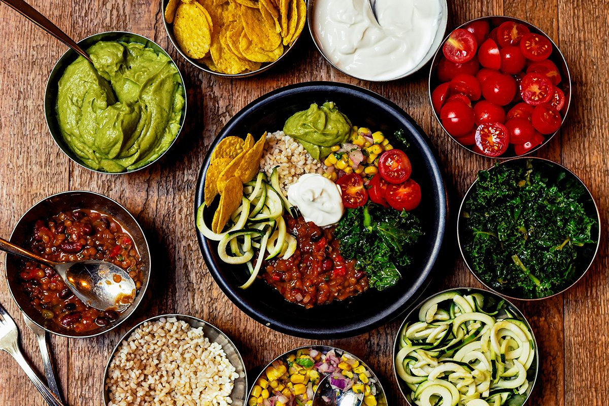 Vegansk mexikansk bowl